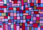 Cold stained glass 33 x 24 cm